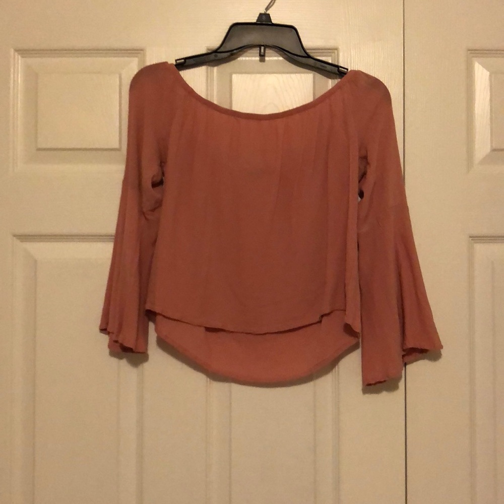 Ambiance Peach Crop Top